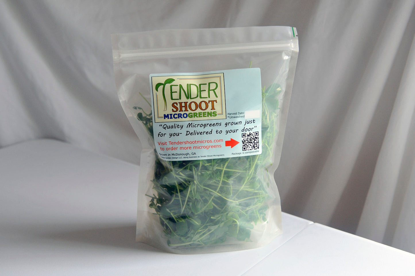 Pea Microgreens 3oz.